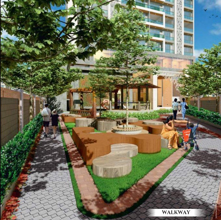 Lush landscaped grounds with premium green spaces and serene surroundings