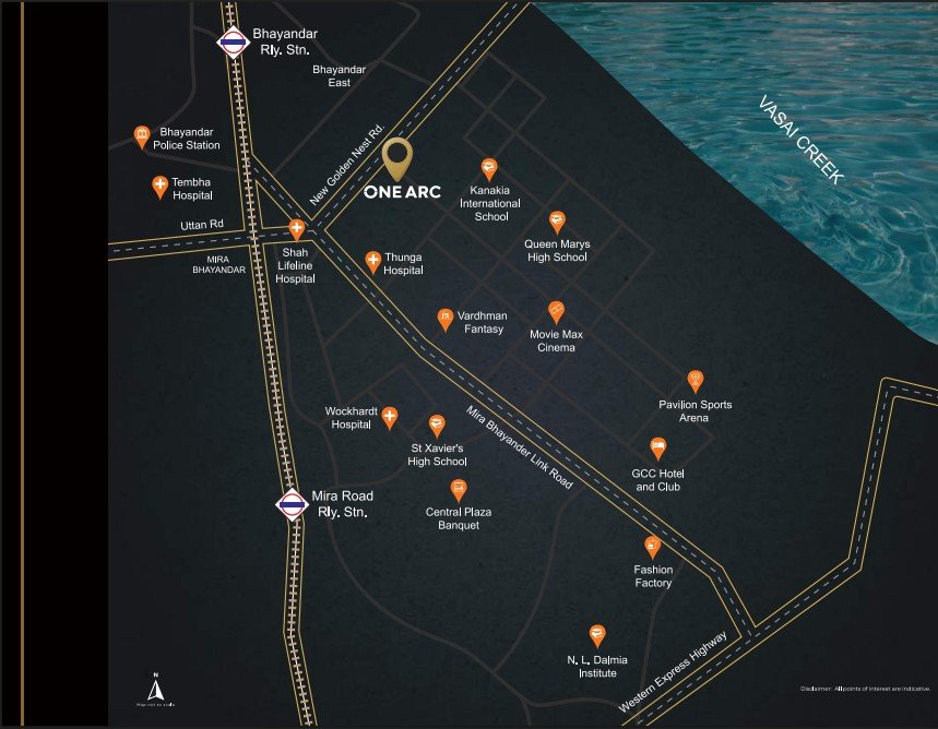 Detailed site map showcasing the luxury residential layout and key landmarks