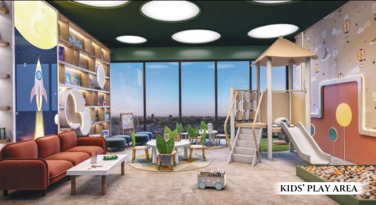 Indoor kids play area with colorful design and safe environment