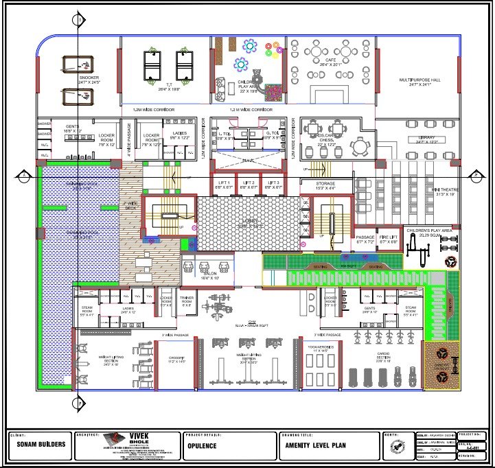 Detailed luxury floor plan showcasing spacious layouts and elegant design